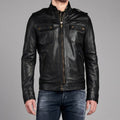 New Men's Genuine Lambskin Leather Jacket