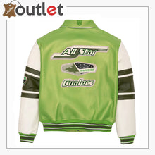 Load image into Gallery viewer, Avirex Green varsity Style jacket
