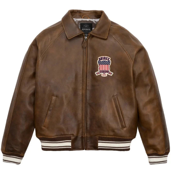 ジャケット・アウター 00s avirex sheep leather jacket brown ジャケット・アウター 00s avirex sheep leather jacket brown Brown