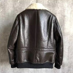 Men’s B3 Sheepskin Bomber Jacket – Winter Warm Aviator