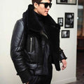 Heritage B‑3 Aviator Bomber – Wool & Lamb‑Fur