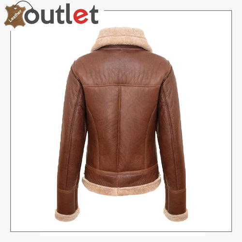 B3 Leder Bomberjacke