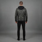 Buy XRAY Men's Slim Fit Vegan Leather Jacket