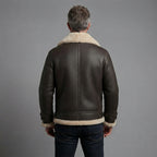Men's B3 Style Sheepskin Leather Jacket