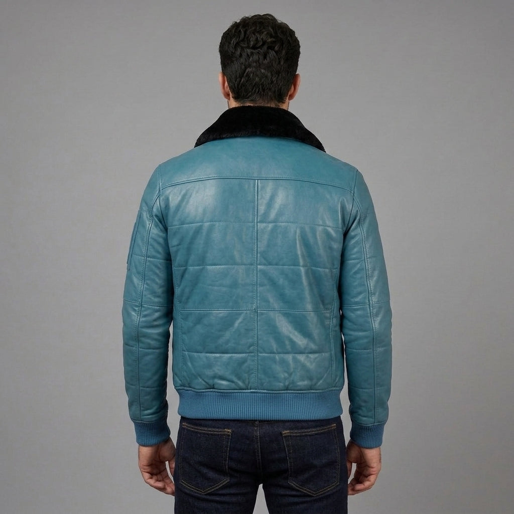 Men's Aviator Leather Jacket