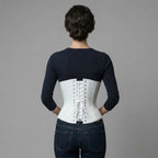 Women's White  Leather Corset
