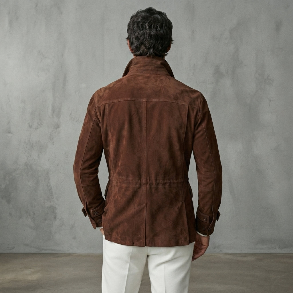 Brown Field Leather Jacket