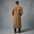 Men's Tan Leather Duster Coats