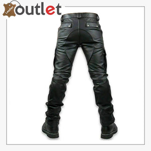 Bold and Stylish Guys in Leather Pants