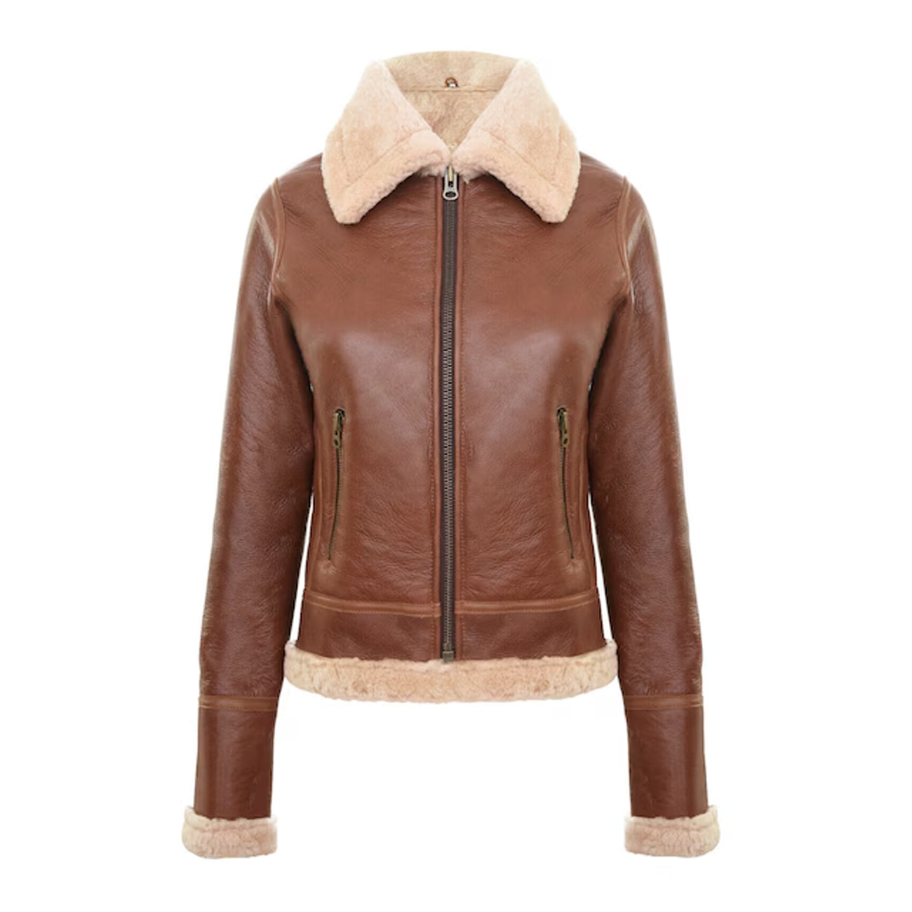 Lederbomberjacke für Damen