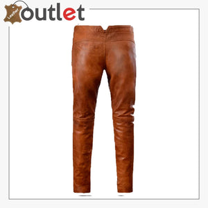 Brown Leather Pants