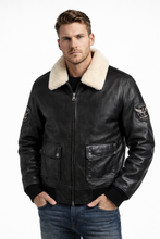 Load image into Gallery viewer, Signature G-1 Leather Flight Bomber Jacket – Real Aviator Style
