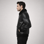 Men's Black G-1 Flight Leather Jacket