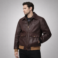 Brown Leather Jackets A2 Flying Jacket