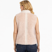 Load image into Gallery viewer, Moncler Tournel Beige Teddy Padded Vest – Women’s Luxury Gilet
