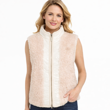 Load image into Gallery viewer, Moncler Tournel Beige Teddy Padded Vest – Women’s Luxury Gilet
