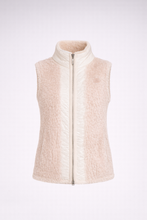 Load image into Gallery viewer, Moncler Tournel Beige Teddy Padded Vest – Women’s Luxury Gilet
