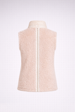 Load image into Gallery viewer, Moncler Tournel Beige Teddy Padded Vest – Women’s Luxury Gilet
