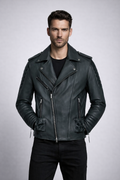 Men's Leather Biker Jackets
