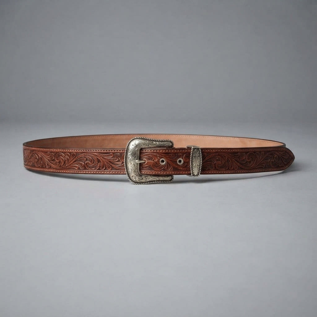 Women's Brown  Leather Belt