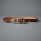 Women's Brown  Leather Belt