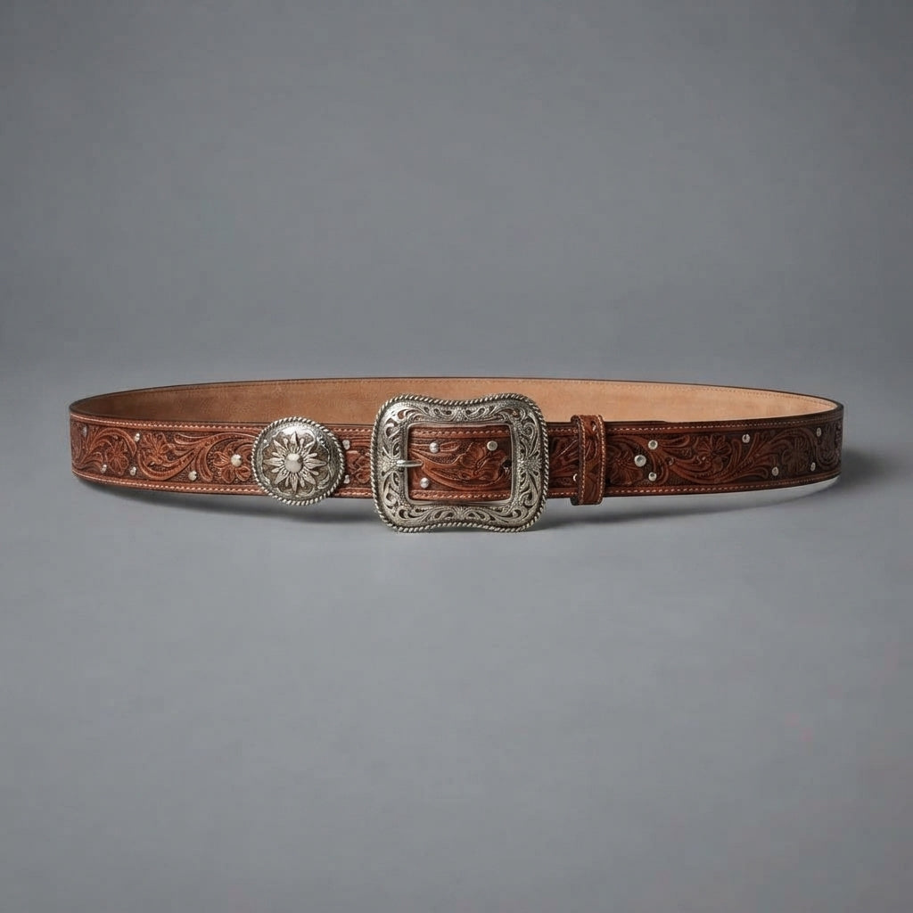 Women's Brown  Leather Belt