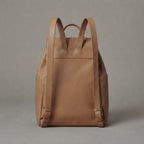 Women's Brown Leather Backpack