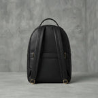 Women's Stylish Black Leather Backpack