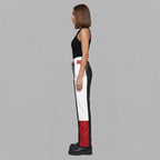 Women's Red Leather Pant