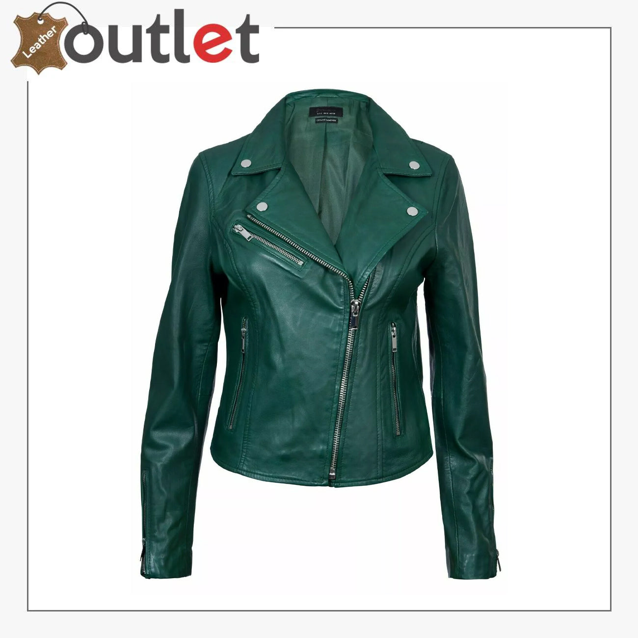 Modische Damenjacke in Army-Grün