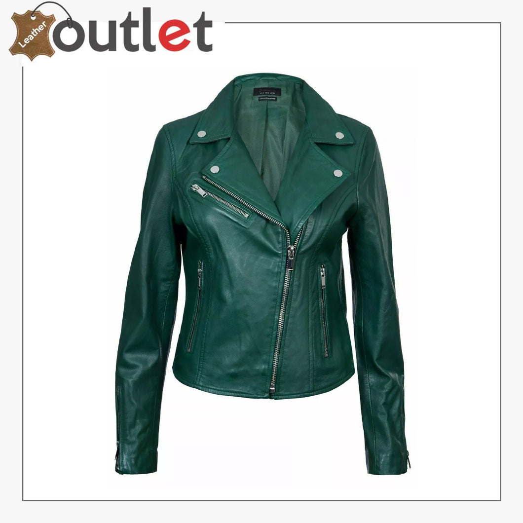 Fashion Army Green Jacket Womens