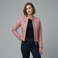 Buy Women's Pink Leather  Jacket