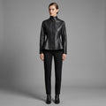 Stylish Women's Black Leather Jackets
