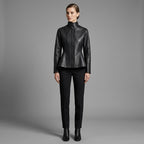 Stylish Women's Black Leather Jackets