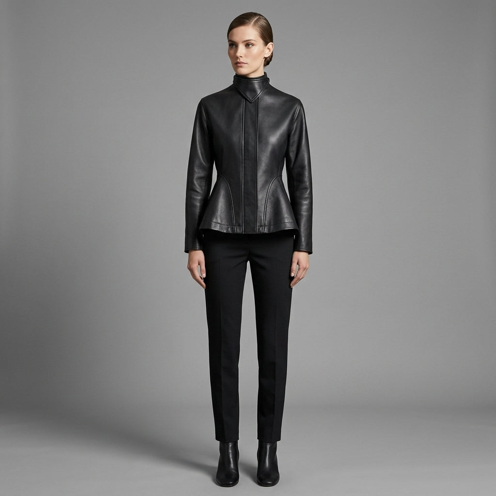 Stylish Women's Black Leather Jackets