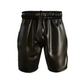 Genuine Leather Men Black Shorts - Leather Outlet