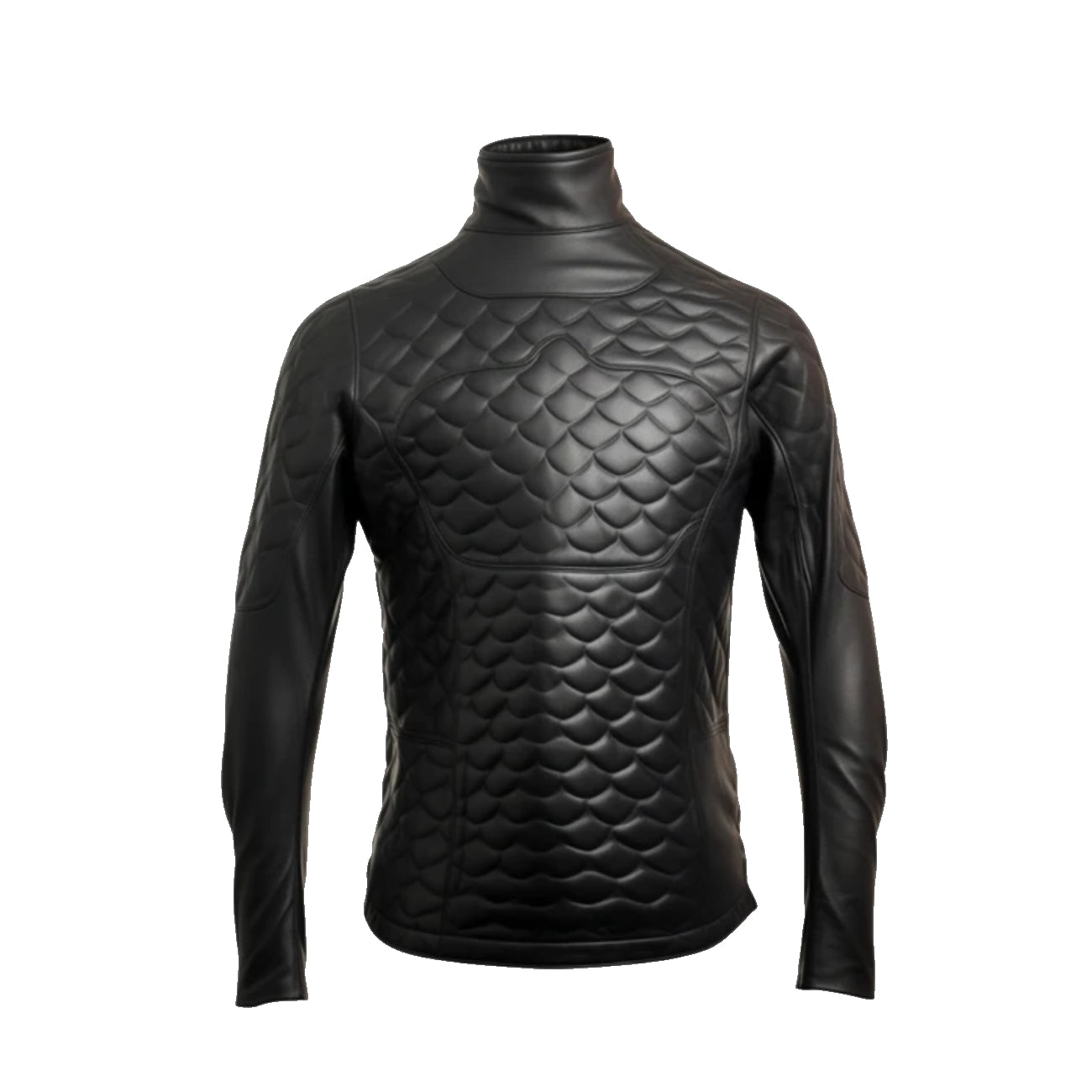 Genuine Leather Men Turtle Black Shirt Leather Outlet