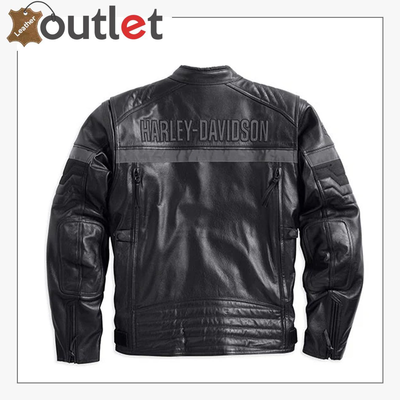 H-D Triple Vent System Evolution Lederjacke für Herren