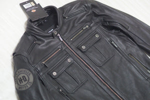 Harley-Davidson Men's Crossroad Black Leather Jacket