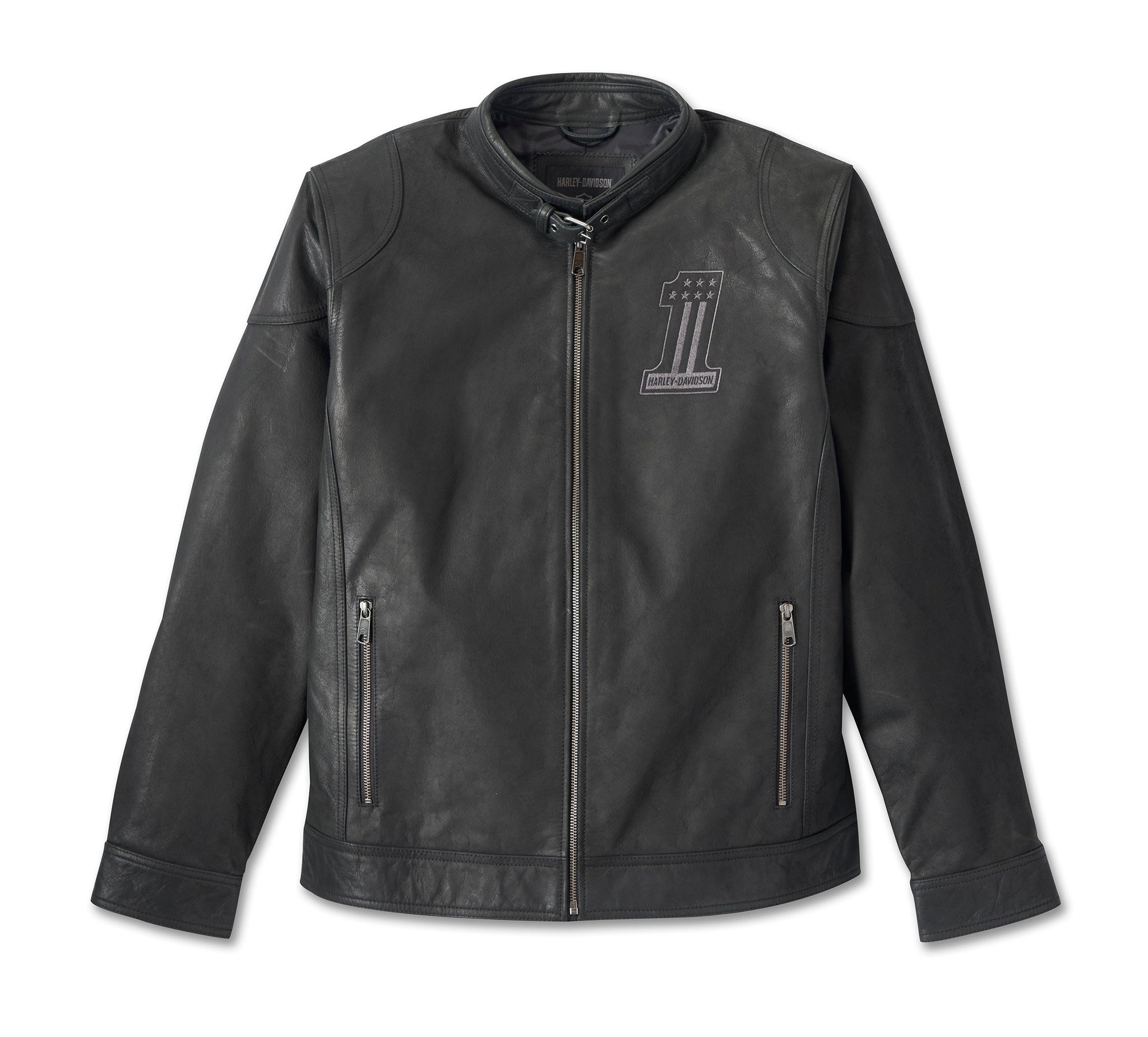 Harley-Davidson #1 Leather Jacket – Men's Biker Style – Leather Outlet