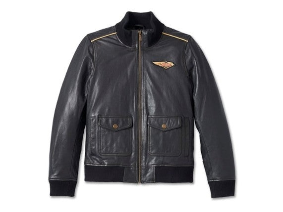 Harley-Davidson Women’s 120th Anniversary Bomber Leather Jacket