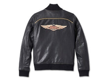 Load image into Gallery viewer, Harley-Davidson Women’s 120th Anniversary Bomber Leather Jacket
