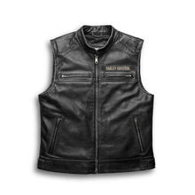 Load image into Gallery viewer, Harley Davidson Cowhide Leather Motorcycle Vest Leather Outlet
