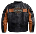 Harley-Davidson Vintage Distressed Leather Biker Jacket