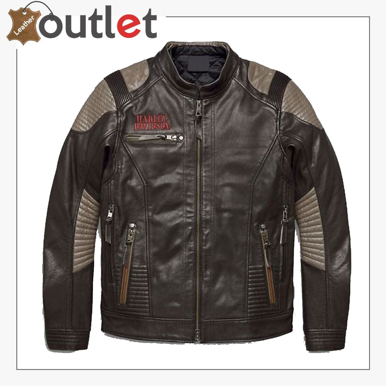 Harley Davidson Herren Exhort Lederjacke