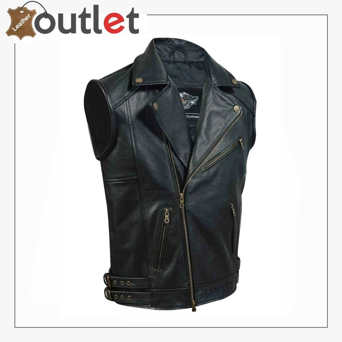 Harley-Davidson Herren Lederweste Layton Vintage