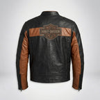 Harley Davidson Classic Cruiser Colorblock Lederjacke