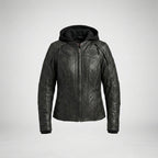 Women’s Aurora Harely Davidson Genuine Leather Jacket – Slim Fit Moto Style