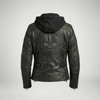 Women’s Aurora Harely Davidson Genuine Leather Jacket – Slim Fit Moto Style