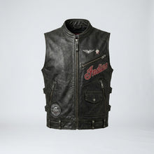 Load image into Gallery viewer, Indian Motorcycle Genuine Leather Vest – Classic Rider Edition
